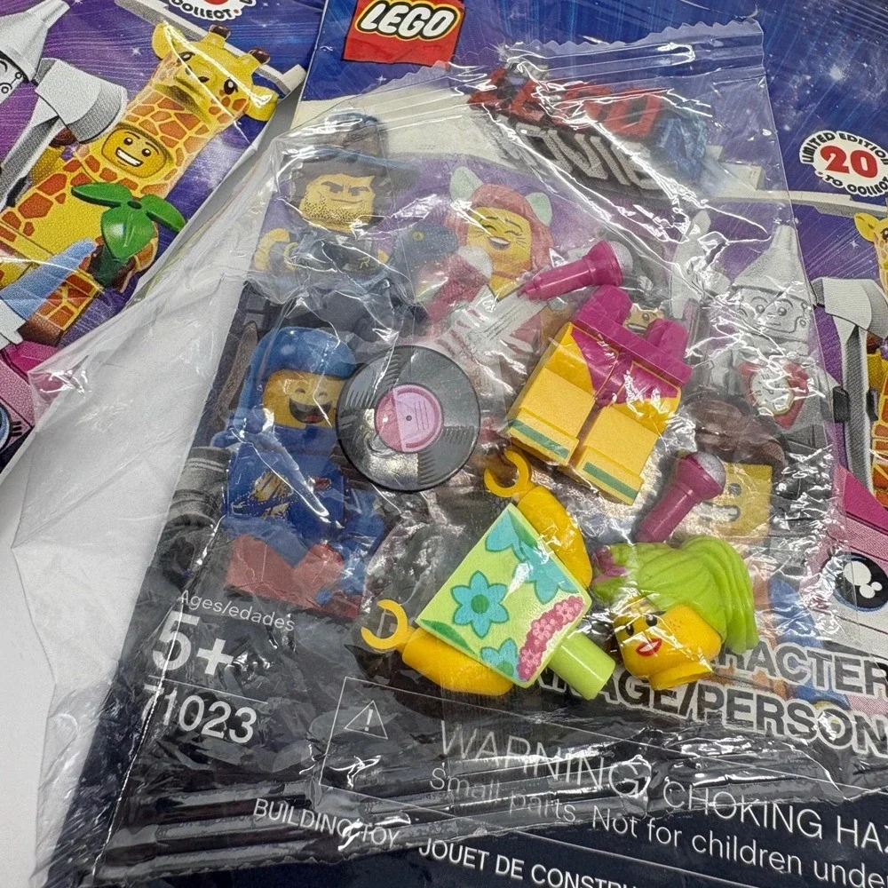 Lego The Movie Series 2 71023 Collectible Minifigure Bags Lot of 2 Opened #7 #15